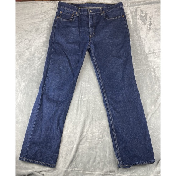 Levi's Other - Levis‎ 516 Jeans Mens Size 38x32 Blue Denim Classic Straight Leg Fit Cotton